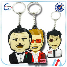 Llavero de goma de diseño personalizado